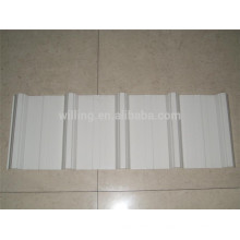 Trapezoidal Glazed Coated Wall Roof Panel Cold Rolled Steel Sheet